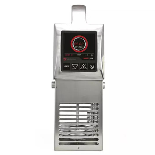 Sammic SMARTVIDE9 Sous Vide Cooker, Immersion Circulator with Stirrer, 3.5" Full Color TFT Display, 41–203°F Temp Range, Up to 14 Gal Capacity, Stainless Steel, Includes Carry Bag, 120V