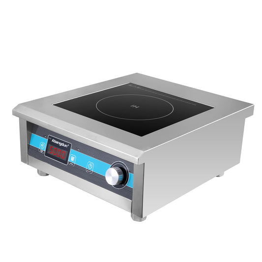 Abangdun 5000W Commercial Induction Cooktop - Professional Electric Burner with Timer for Restaurant