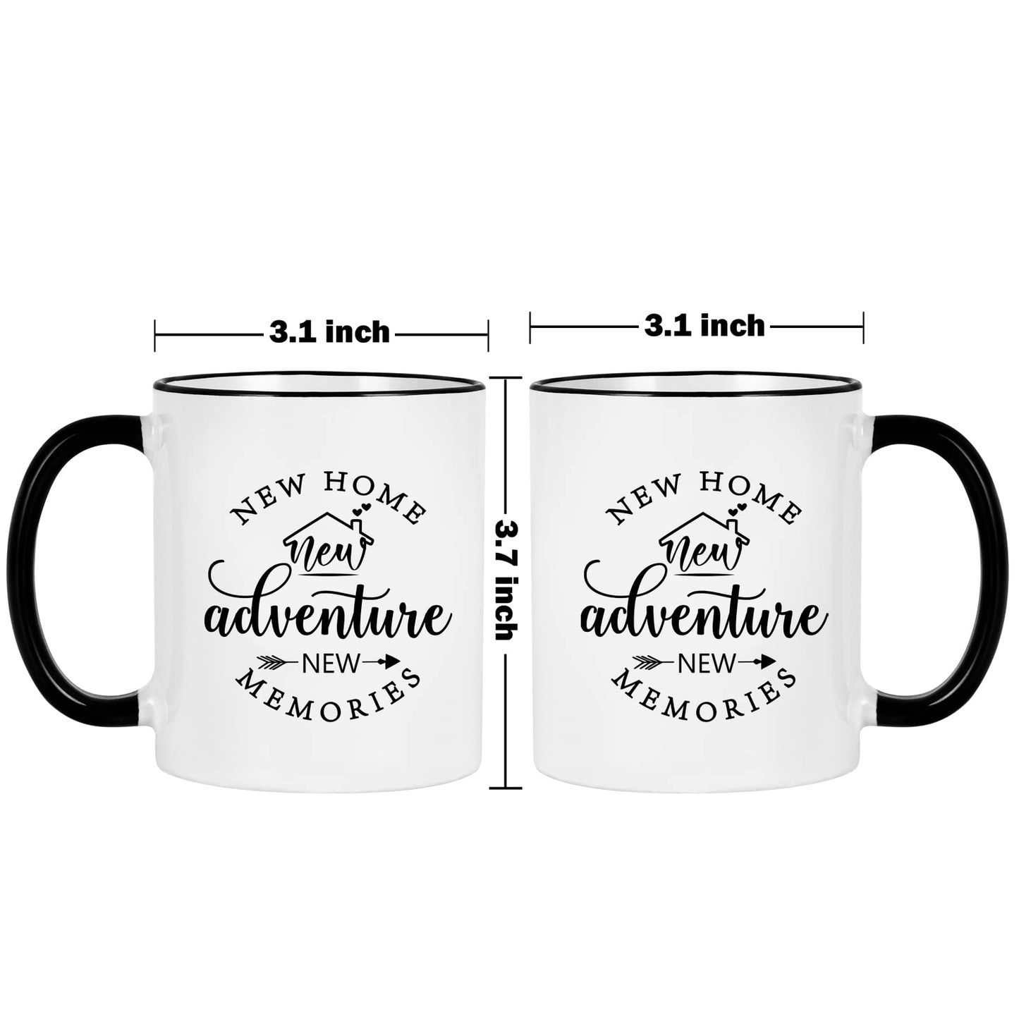 Cabtnca House Warming Gifts New Home, New Home Gift Ideas for Women Men Couple, Christmas Housewarming Gifts, Closing Gift for House Buyers, First Apartment Essentials, 11Oz Pack of 2