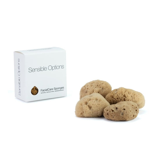 FacialCare Exfoliating Sponge, for A Deep Down Facial Scrub. Natural, Hypoallergenic, Zero Waste. Premium Quality Mediterranean Sea Sponges.