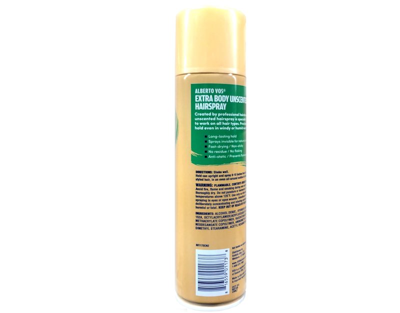 VO5 Extra Body Unscented Hairspray, 8.5 Fluid Ounce Pack of 3
