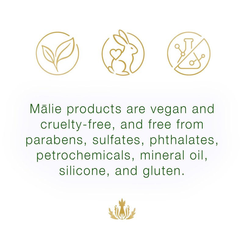 Mālie Organics Body Cream, Kōke‘e Scent, Deep Hydration, Coconut Oil + Kukui Nut Oil + Aloe + Chamomile, Vegan, 7.5 oz