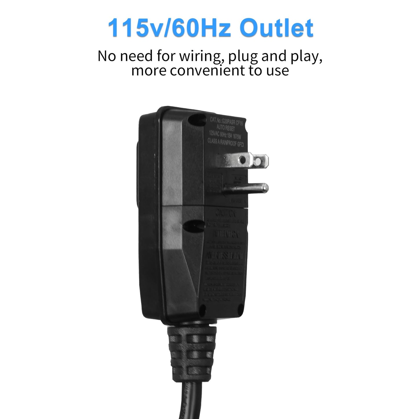 DOEL Mini Swimming Pool Heat Pump, 17100 BTU Electric Pool Heater for Above Ground Pools Heating or Cooling, Titanium Heat Exchanger, 115V 60Hz