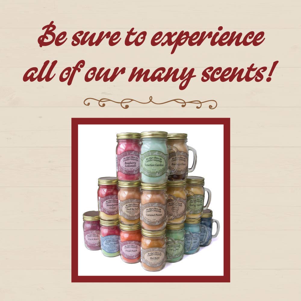Our Own Candle Company, River Rock Scented Mason Jar Candle, 100 Hour Burn Time, 13 Ounces