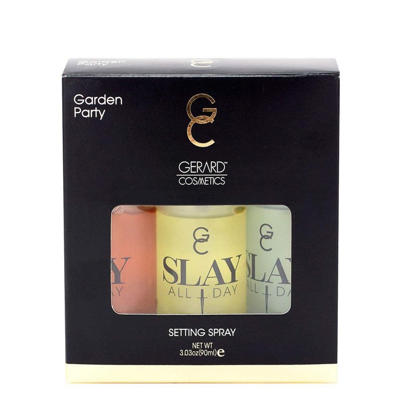 Slay All Day Setting Spray - Garden Party Set by Gerard Cosmetic for Women - 3 Pc 1.01oz Peach, 1.01 Lemongrass, 1.01oz Green Tea