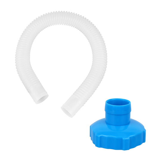25016 Pool Skimmer Hose & Adapter B Replacement Set – Universal Fit for Intex Above Ground Pools | Leak-Proof Connections