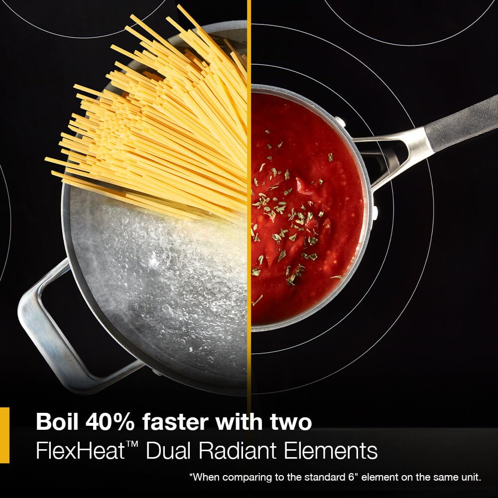 Whirlpool 30 in. 5 Element Freestanding Electric Range in Fingerprint Resistant Stainless Steel with Air Cooking Technology