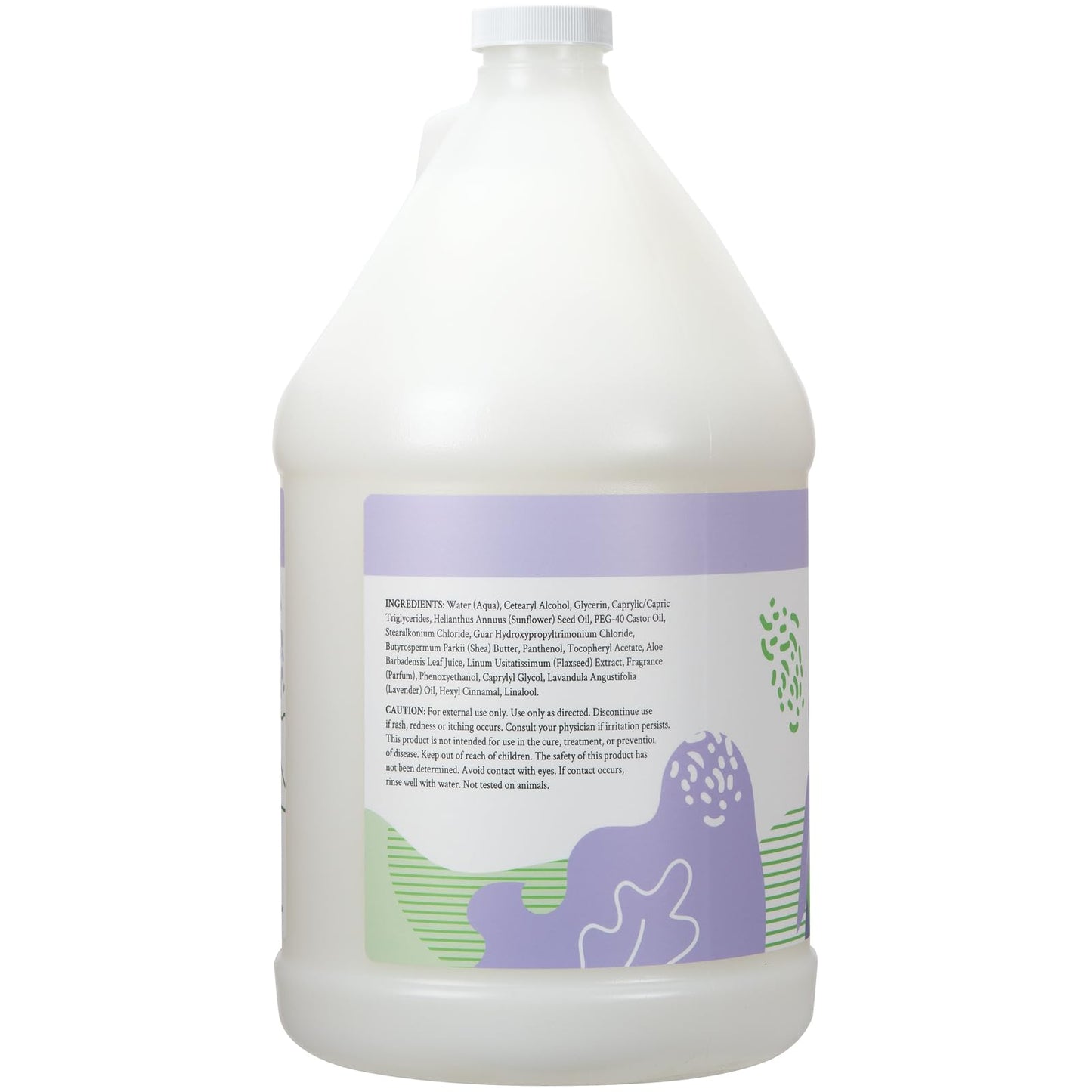 Ginger Lily Farms Botanicals Moisturizing Conditioner for Dry Hair, 100% Vegan & Cruelty-Free, Lavender Chamomile Scent, 1 Gallon Refill (128 fl oz)