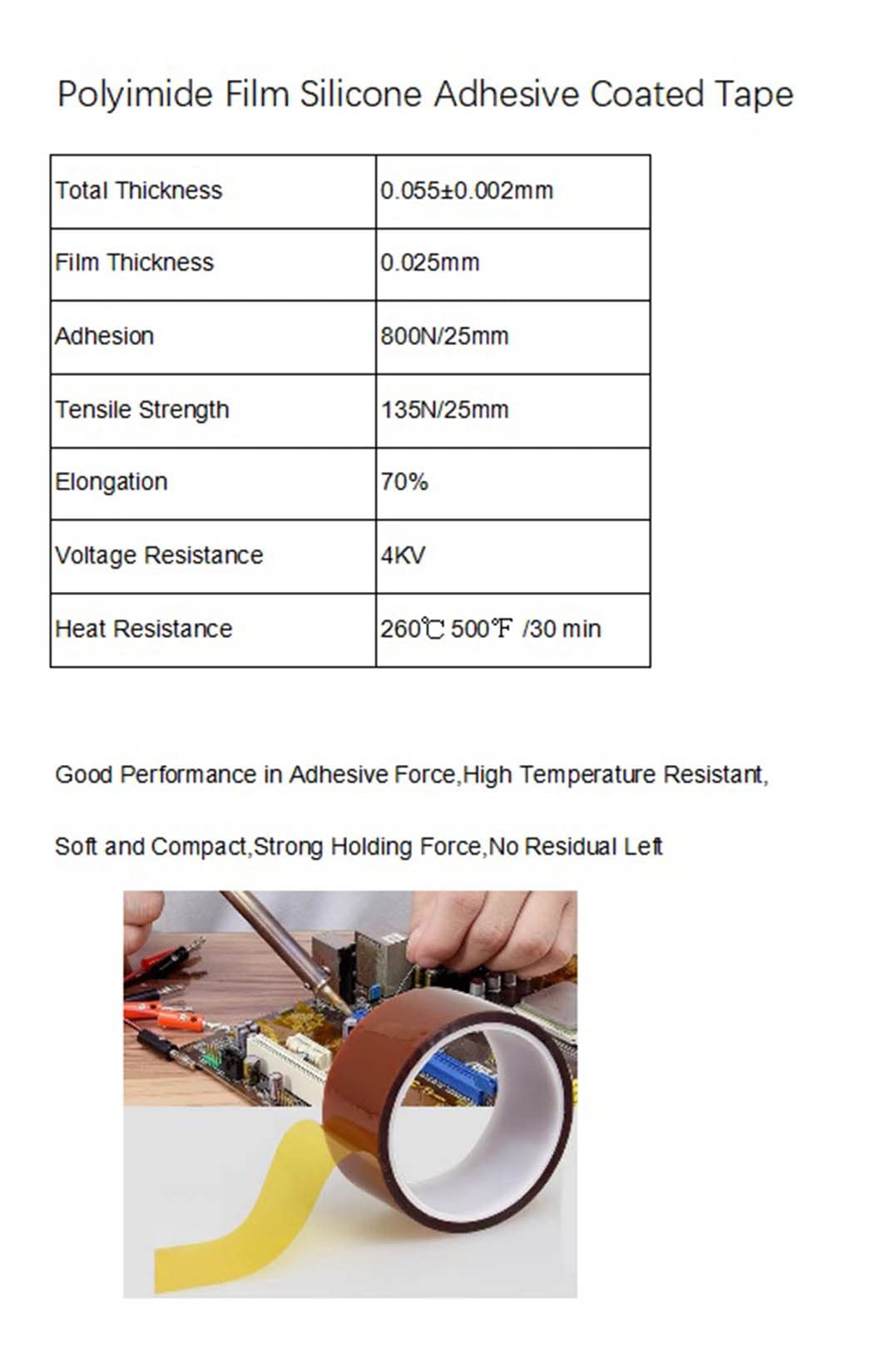 1 Rolls 4 Inch 100mm X 33m 108ft 3D Polyimide Heat Tape,Heat Resistant Tape,Heat Transfer ,Thermal ,Sublimation ,Heat Vinyl Press No Residue,High Temperature Tape,Electronics,Soldering,Circuit Board
