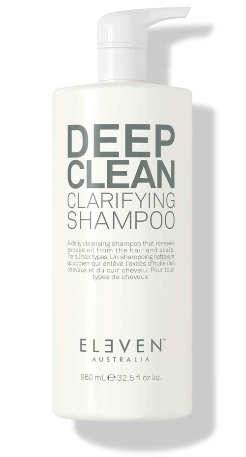 ELEVEN AUSTRALIA Deep Clean Clarifying Shampoo for Women & Men - Removes Build-Up, Detoxifies Scalp, Detox Shampoo with Sulfate-Free Formula for All Hair Types, Cleansing and Purifying - 32.5 fl oz