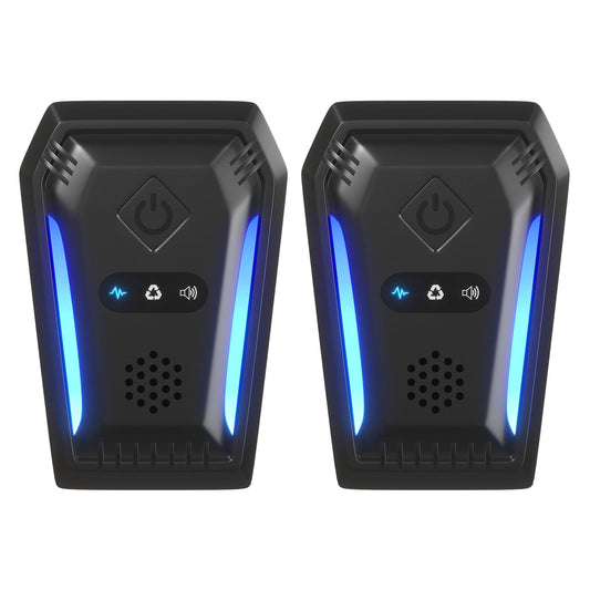 2026 Upgraded Ultrasonic Pest Repeller Indoor Plug-in, 2-Pack Electronic Rodent Deterrent with 3 Modes, Effective Mouse Deterrent that Works for Home, Mice, Rat, Spider, Roach, Stink Bug, Mosquito