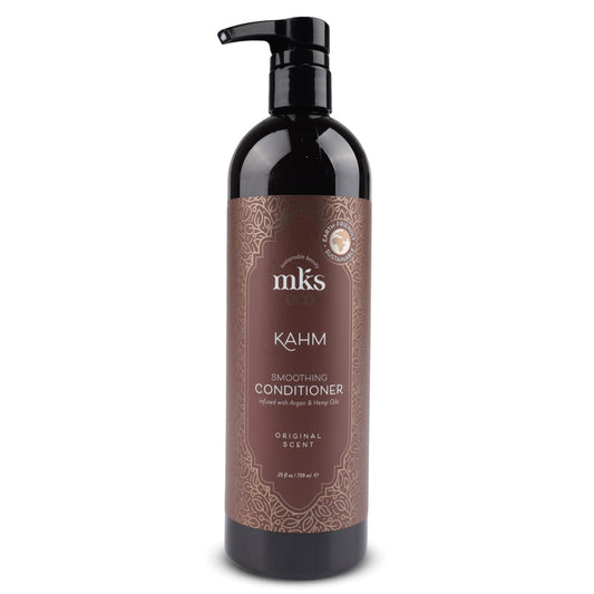 MKS eco Kahm Smoothing Conditioner, Original Scent - 25 fl oz - Detangle, Moisturize & Repair Hair - With Moroccan Argan Oil, Hemp Seed Oil & Vegetable Keratin Protein - Vegan, Cruelty Free
