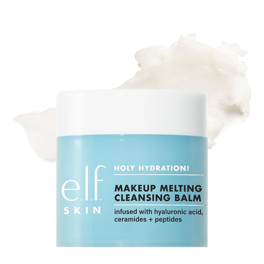 e.l.f., Skin Holy Hydration! Makeup Melting Cleansing Balm, Face Cleanser and Makeup Remover, Infused with Hyaluronic Acid to Hydrate Skin
