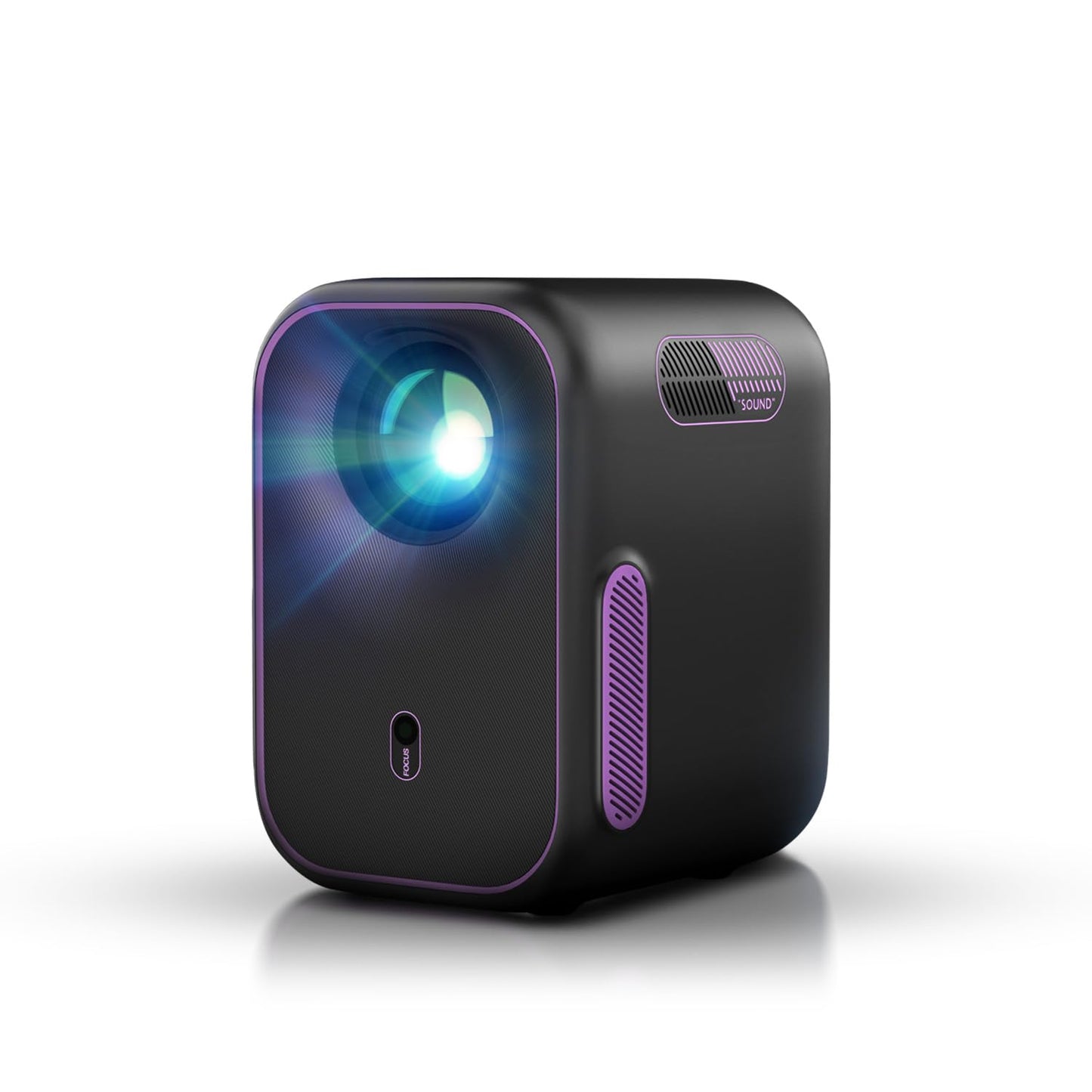 NothPJ Google TV Projector with WiFi Bluetooth, 1080P Full Ultra HD 4K Supported, Smart Projection for Home Theater Movie, Outdoor Portable Mini HDMI NothingProjector NP One