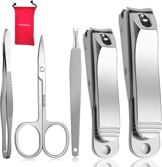 Thick Toenail Clipper for Seniors | Premium Nail Cutter for Thick & Ingrown Nails - Includes Glass File