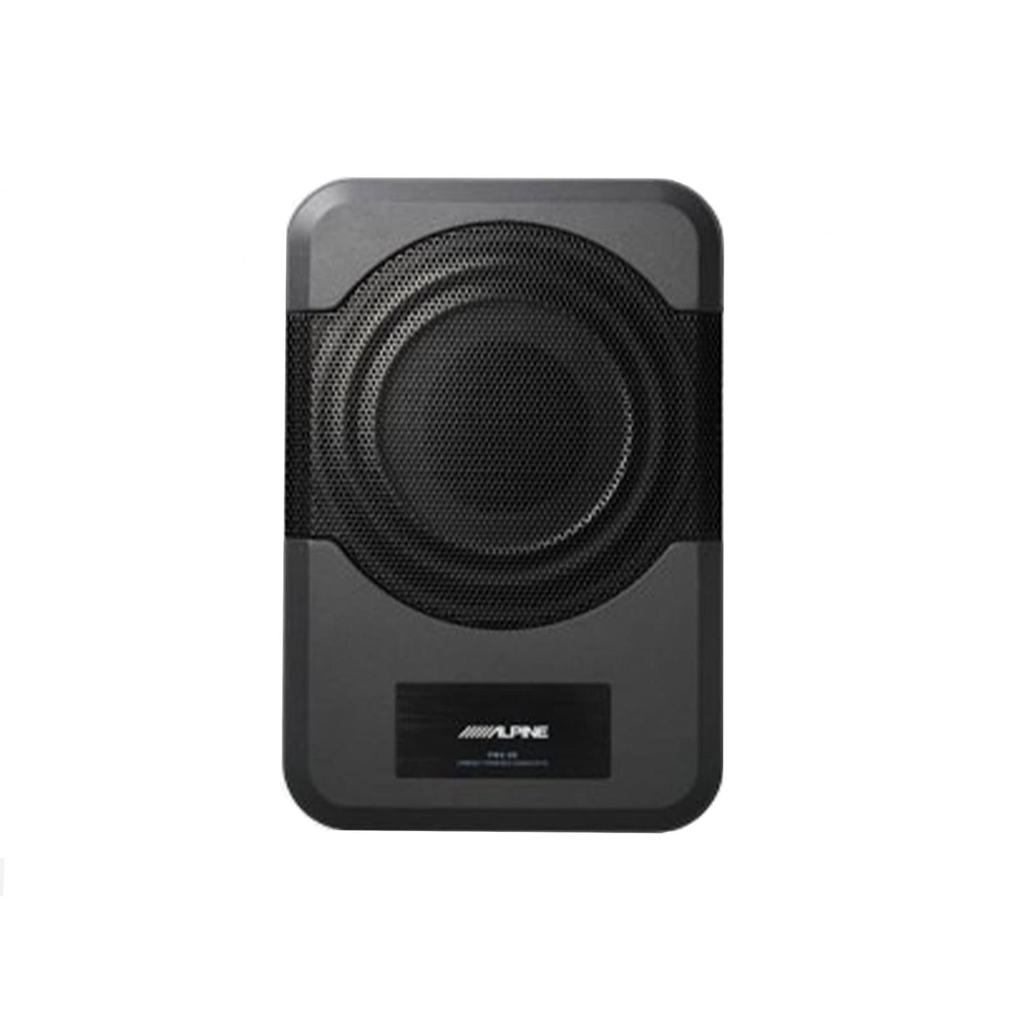Alpine 8" Amplified Subwoofer (PWE-S8) 120W Compact Powered 8" Car Subwoofer for Under or Behind The Seat