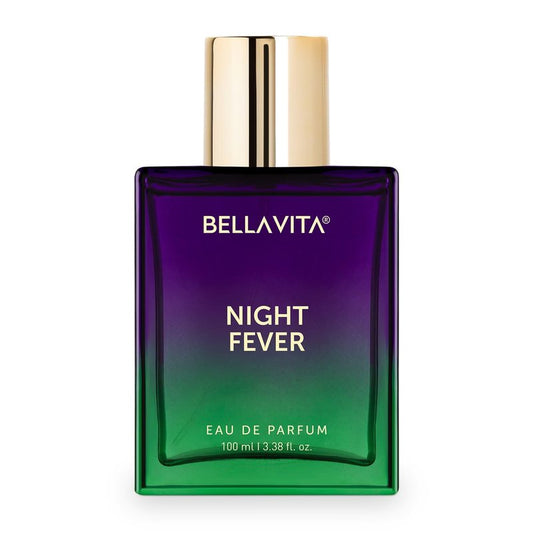 Bellavita Luxury Night Fever Eau de Parfum | 100 ml (3.4 fl.oz.) | Perfume for Men and Women | Oriental Fruity, Orange, Peach, and Musk Notes | Long Lasting Unisex Fragrance