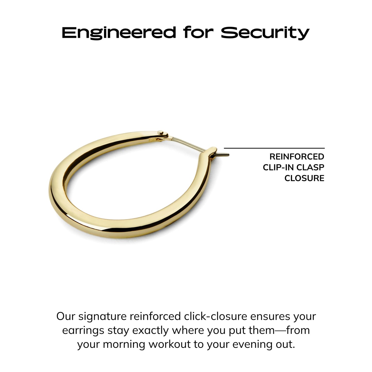 Ana Luisa Jewelry Hoop Earrings for Women - Trendy 14K Gold Plated and Silver Rhodium Plated Hoops - Chunky, Thin, Dome, Drop and Safety Pin Assorted Styles - Hypoallergenic, Tarnish-Free