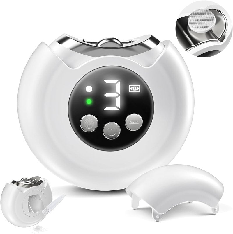 【3 Speeds】 VBXBKC Electric Nail Clipper,Electric Automatic Nail Clipper with LCD Digital Display,Safety Electric Trimmer for Baby Seniors and Adult