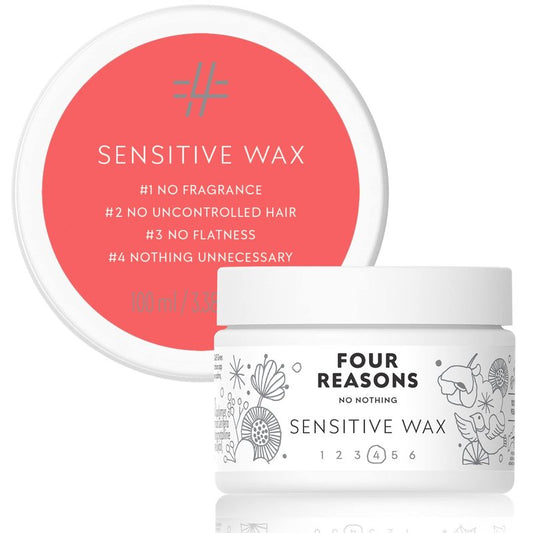 No nothing Styling Wax – Fragrance Free Matte Hair Wax for Men & Women – Unscented Strong Hold Hair Paste for Sensitive Scalp – Easy At Home Styling – 3.4 oz