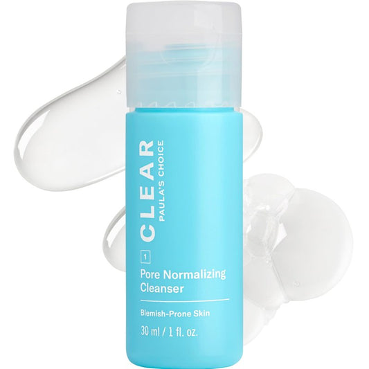 Paula's Choice CLEAR Pore Normalizing Cleanser Refill Pouch, Salicylic Acid Daily Face Wash for Acne, Blackheads, Large Pores & Redness, 12 Fl Oz