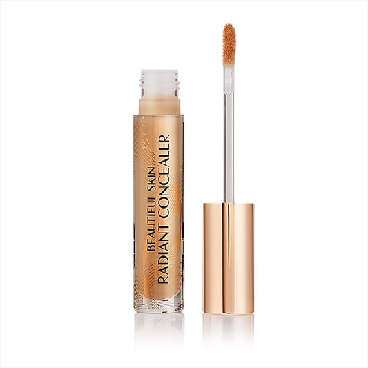 Charlotte Tilbury Beautiful Skin Concealer - Under Eye Concealer & Color Corrector for Dark Circles - Hydrating, Medium-Buildable Coverage with a Radiant, Natural-Looking Finish - 11 Tan