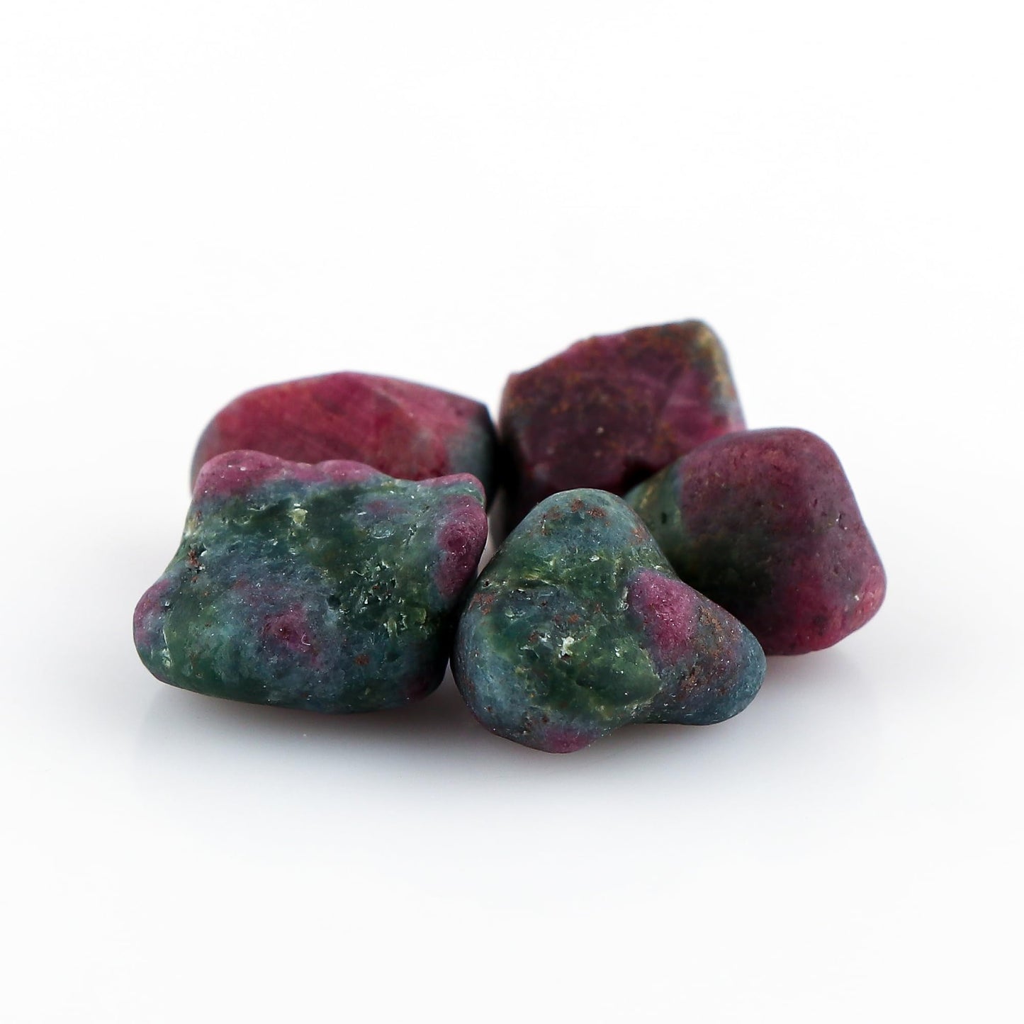 CRYSTALIS 5pcs, 8-10mm Natural Ruby-Kyanite Small Raw Crystals, Loose Gemstone Wholesale Bulk Rough Jewelry Making Supply, Chakra And Healing Stones, Wire Wrapping, DIY, Tumbling, Gem Collection