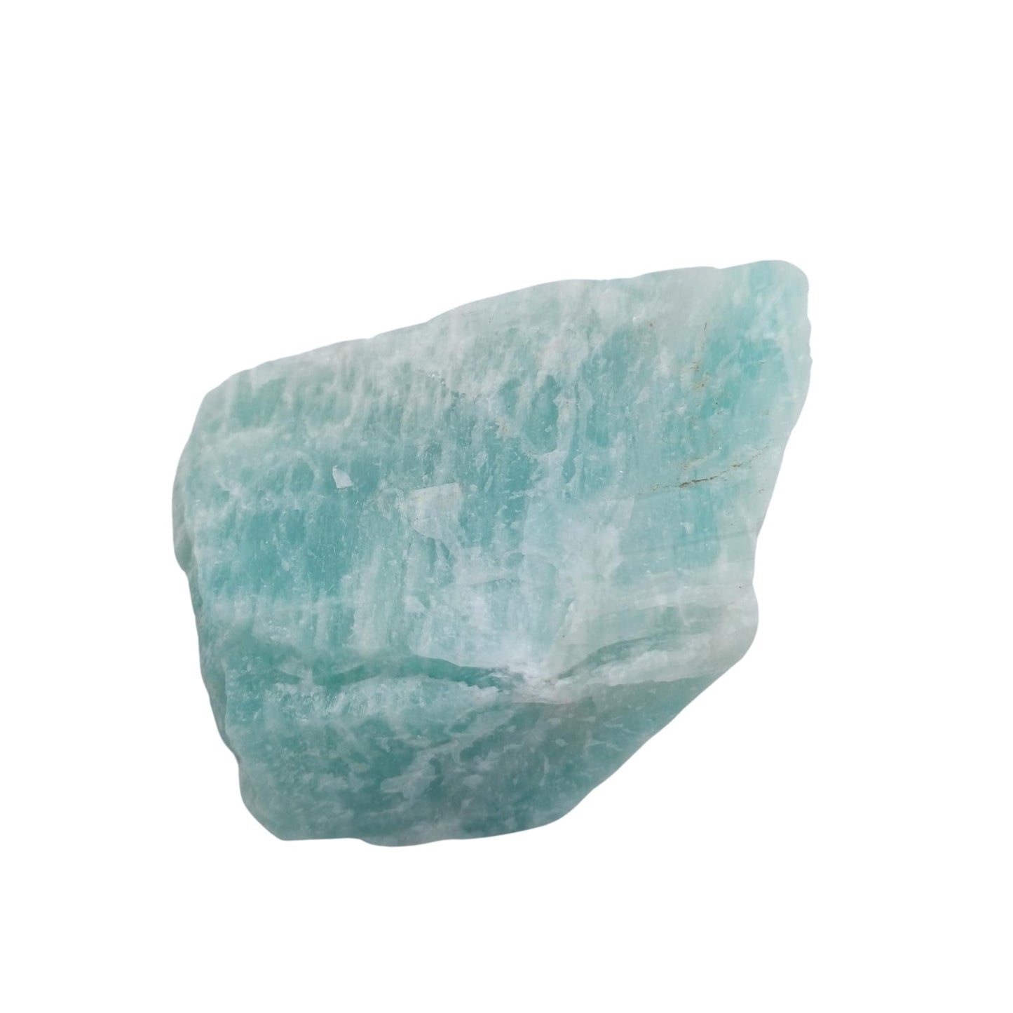 Karma Gems 5 Pcs Rough Amazonite Natural Crystal - Tumbling Rocks - Cool Rocks and Agate Stone - Amazonite for Energy Healing of Mind and Body - Enhance Personal Luck