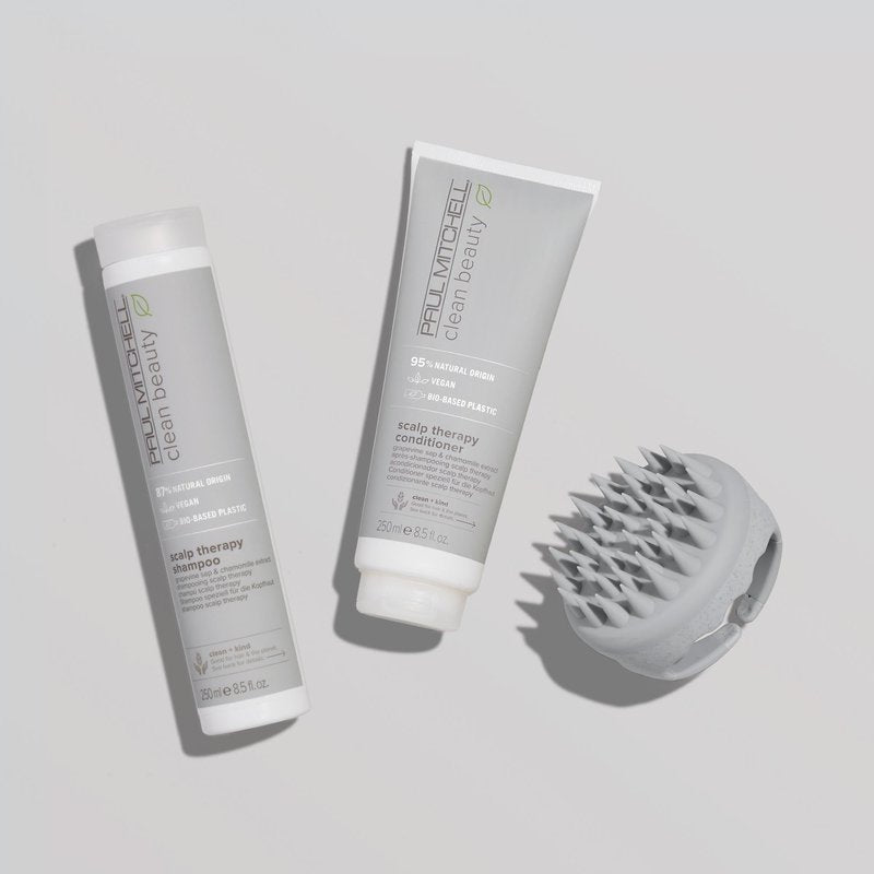 Paul Mitchell Clean Beauty Scalp Therapy Shampoo, Gently Conditions + Cools All Hair Types, Especially Dry, Oily + Sensitive Scalps, 8.5 fl. oz.