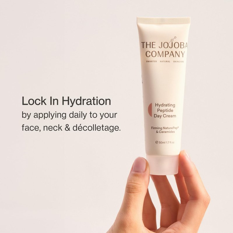 Jojoba The Company Hydrating Day Cream – Anti-Aging Face Moisturizer for Dry, Oily & Sensitive Skin – Natural Skincare Oil – Fast-Absorbing, Nourishing Formula – 50ml
