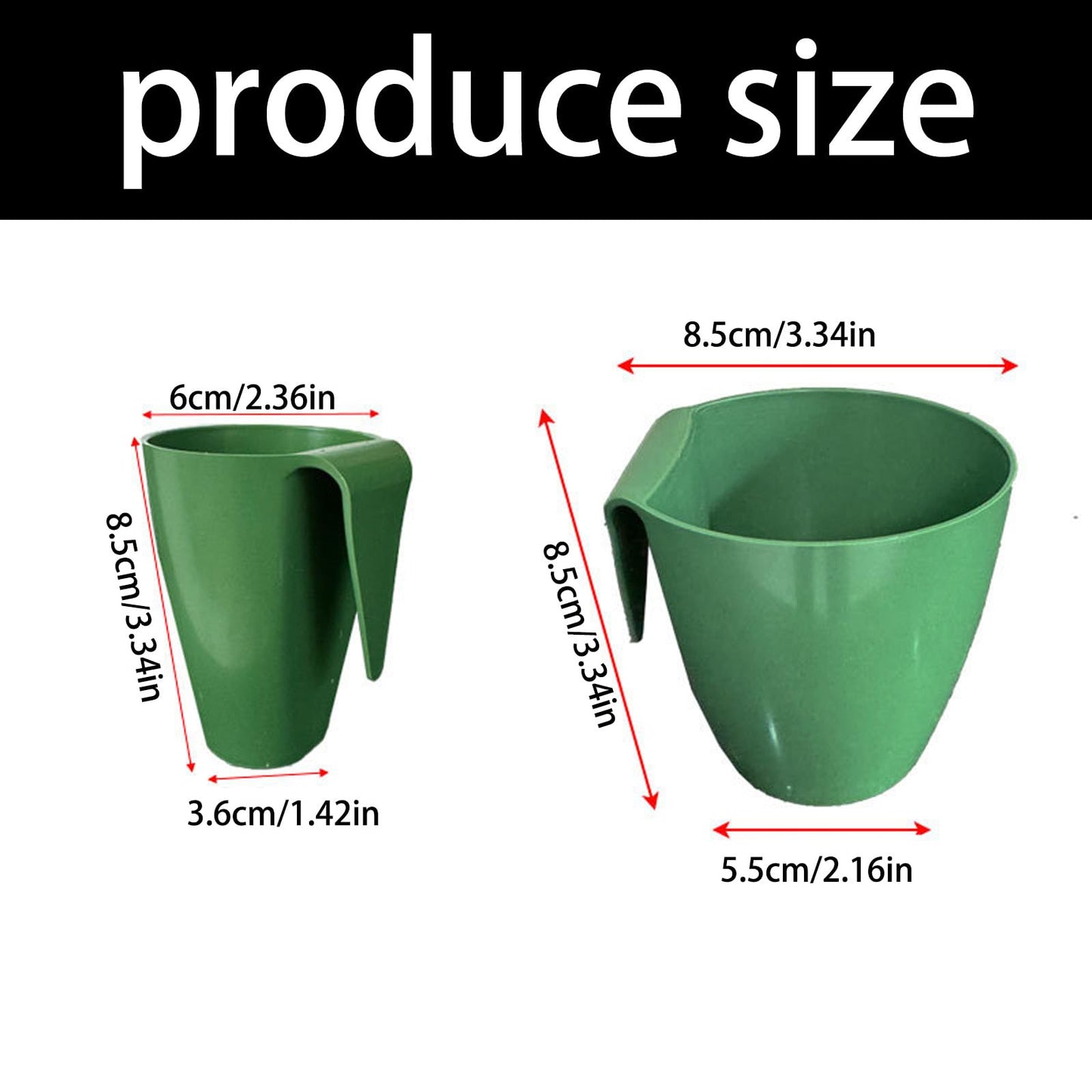 HEIMA STUDIO Strawberry Propagation Cups with Runner Forks, Breathable Plant Starter Pots for Rooting Runners, Greenhouse Seedling Containers for Balcony & Garden, Food Grade with Holes