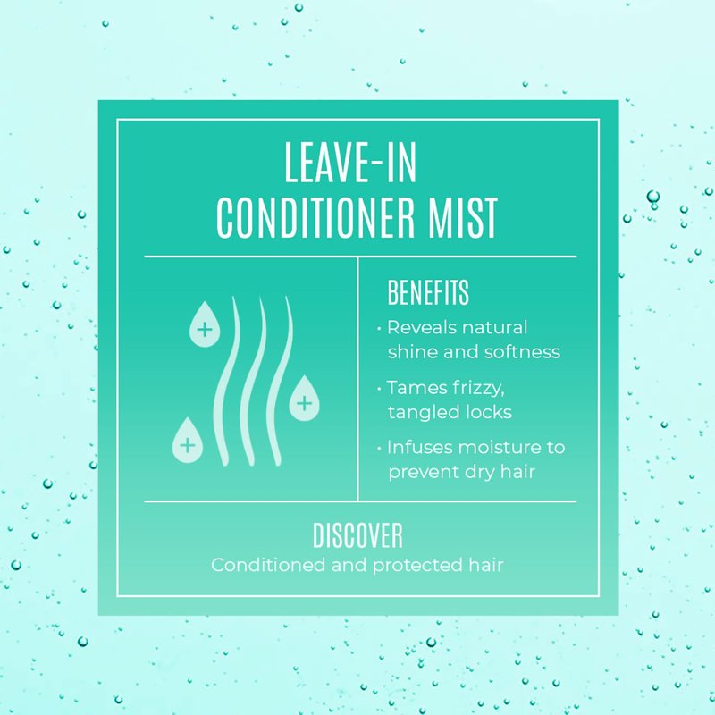 Malibu C Leave-In Conditioner Mist Moisturizing Heat Protectant for All Hair Types (9 oz), Hard Water Wellness Hair Remedy (3 Packets) Moisture, Repair & Mineral Buildup Removal