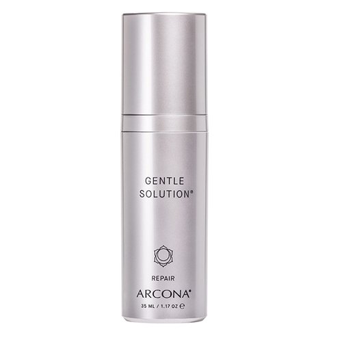 ARCONA Gentle Solution - 4% Glycolic, 3% Lactic Acids, Algae, Witch Hazel + Honeysuckle Gentley Exfoliate + Hydrate Skin 1.17oz. Made In The USA