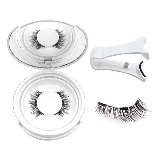 Magnetic Eyelashes with Applicator,Reusable Magnetic Eyelashes Natural Look,Easy to Wear and Remove Soft Lashes kit No Liner Needed(Wild)
