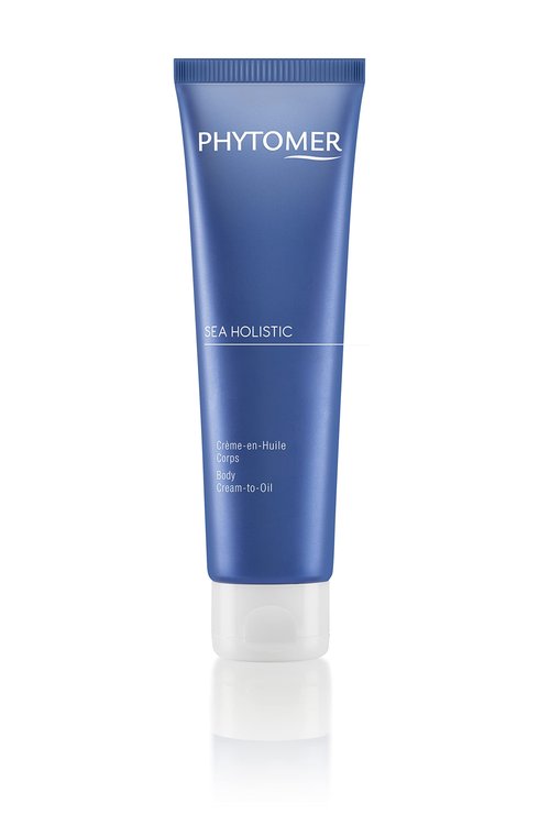 PHYTOMER Sea Holistic Body Cream-to-Oil Skin Moisturizer | Moisturize & Nourish Dry Skin | Rich Hydrating Cream Transforms into Lightweight Oil | Sustainable, Natural Ingredients | 150ml