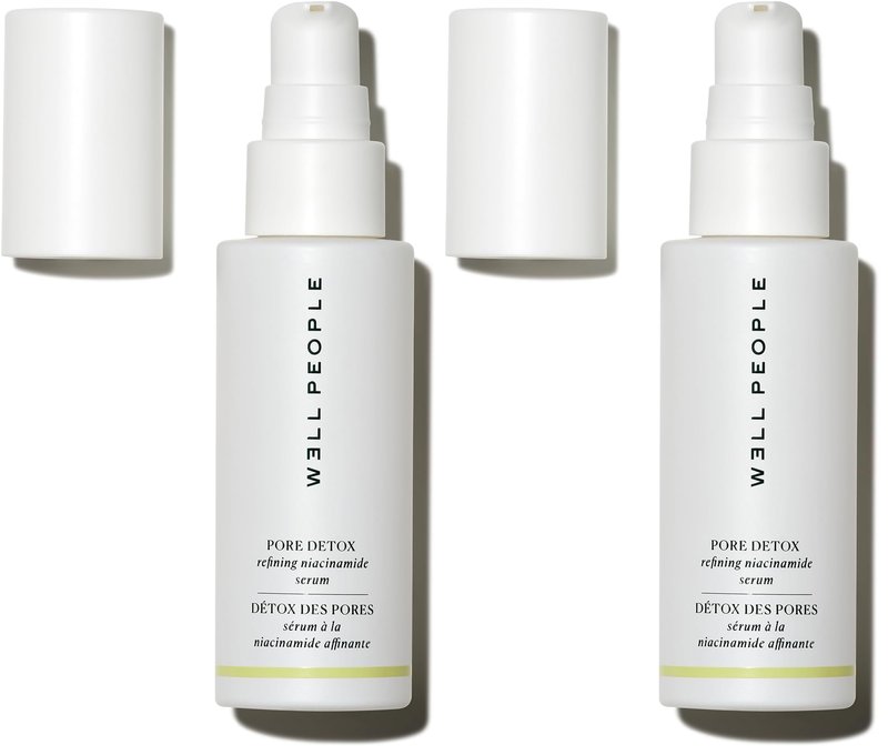 Well People Pore Detox Niacinamide Refining Serum, Purifying Face Serum For Smoothing & Refining Pores, Evens Out Skin Tone, Vegan & Cruelty-free (Pack of 2)