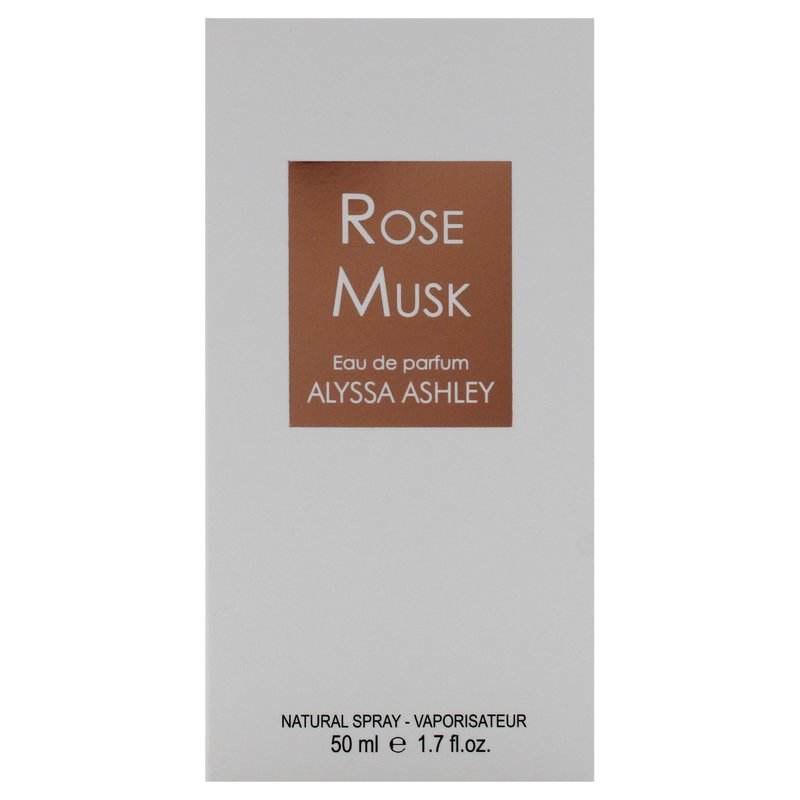 Alyssa Ashley Rose Musk - Perfumes for Women and Cologne for Men - Floral Woody Musk Fragrance with Rose and Cassis - 1.7 oz EDP Spray