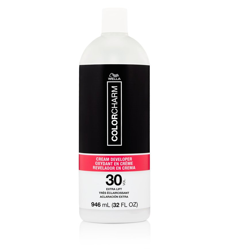 COLORCHARM Cream Hair Color Developer | 30 Volume | For Optimal Gray Blending and Rich Multi-Dimensional End Results | 32 Fl Oz