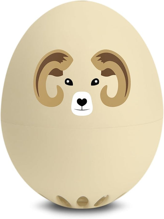 Bighorn Sheep BeepEgg – Egg Timer for Boiling Eggs – Musical Egg Cooker for Soft, Medium, Hard Boiled Eggs – Food Safe – Singing Floating Egg Timer – Egg Cooker for 3 Levels of Doneness - Brainstream