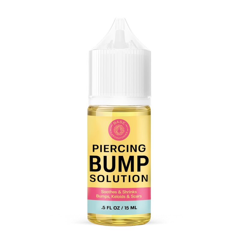 BASE LABORATORIES Ultimate Healing Piercing Aftercare Kit | Piercing Aftercare Spray + Keloid Piercing Bump Treatment Oil + Piercing Cleaner Swabs | Keloid Bump Removal - Saline Solution for Piercings