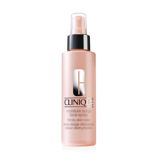 Clinique Moisture Surge Face Spray Thirsty Skin Relief | Hydrating Face Mist for Glowing + Soothed Skin | Preps + Refreshes, 4.2 Fl Oz