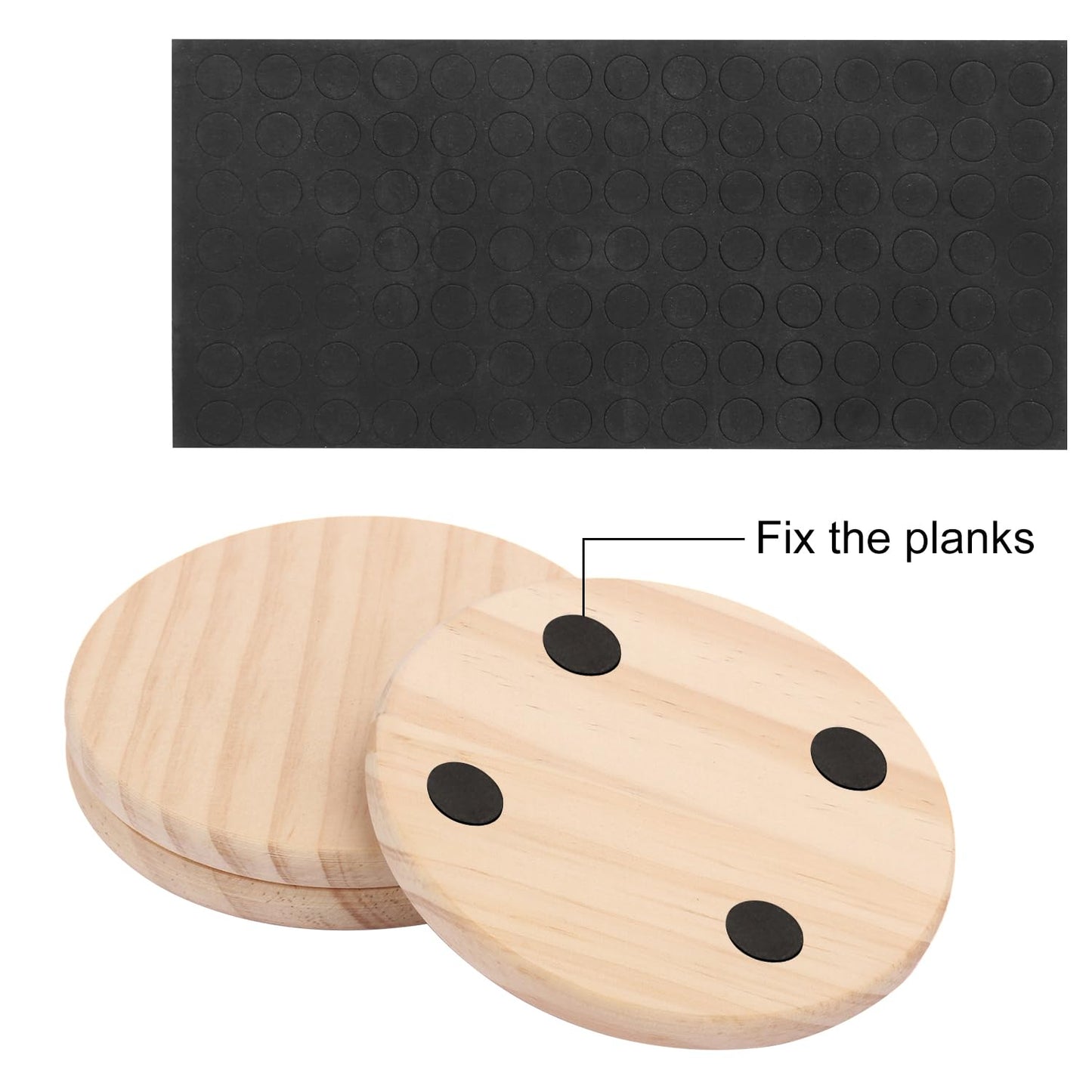 36 PCS 4 Inch Unfinished Wood Coasters, Premium Round Wooden Plaques for DIY Crafts, Drawing, Painting, Wood Engraving, Wood Burning, Laser Scroll Sawing and Home Decoration