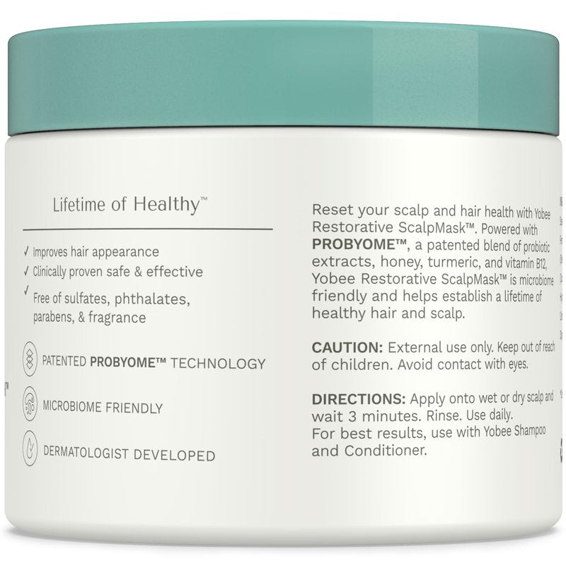 Yobee Ultra Gentle Soothing Scalp Masks, Scalp & Hair Mask Care for Babies, Kids, Teens, Adults