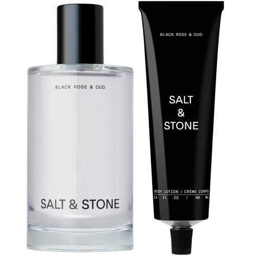 Salt & Stone Body Mist + Body Lotion Bundle | Black Rose & Oud