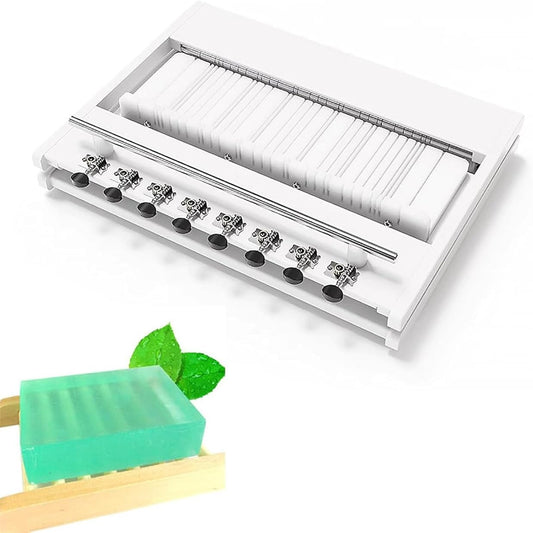 Adjustable Multi-Wire Soap Cutting Machine for Homemade Soaps - DIY Cutter for 2cm, 2.5cm, and 3cm Thickness - Perfect for Soap, Bread, and Cake Making