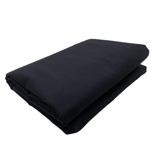AK TRADING CO. Muslin Fabric/Textile - Draping Fabric - Black 10 Yards Medium Weight - 100% Cotton (60in. Wide)
