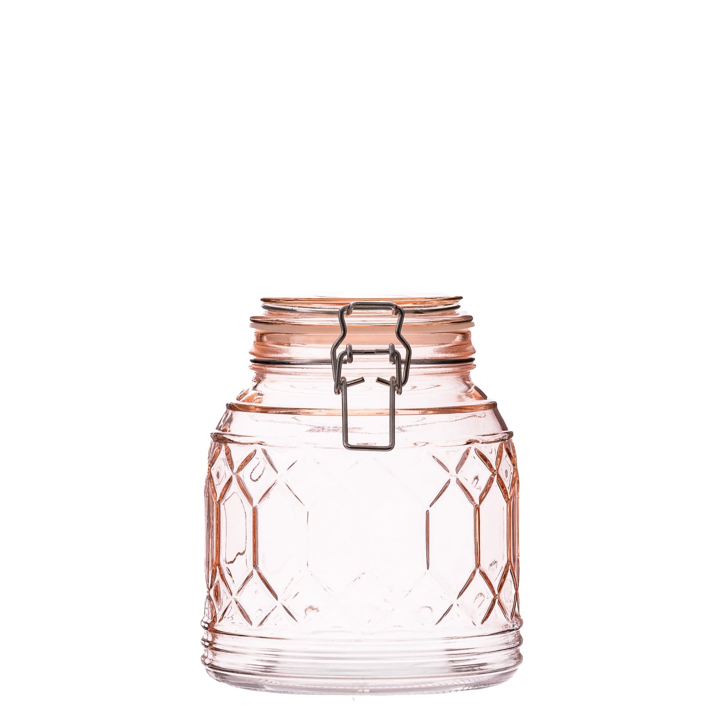 10 Strawberry Street Bleeker Glass Canister, Blush, Set of 3