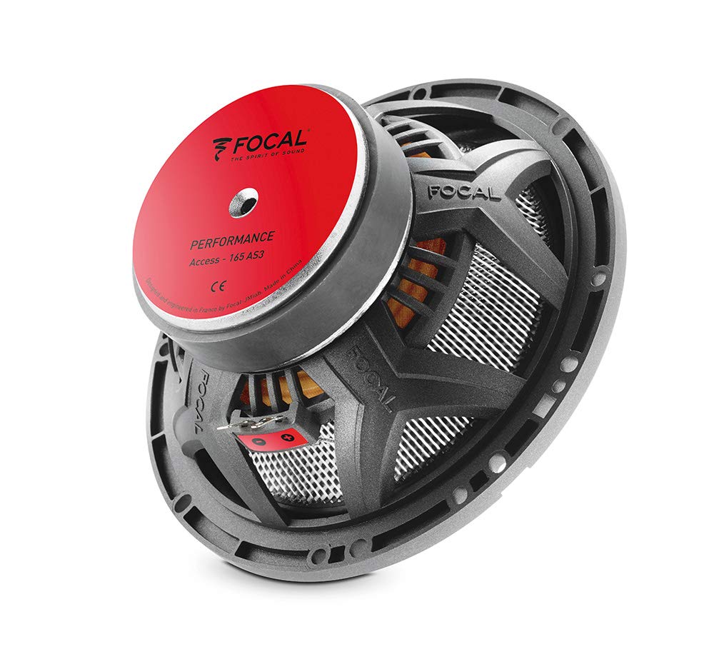 Focal 165AS3 6.5” 3-Way Component kit, RMS: 80W - MAX: 160W