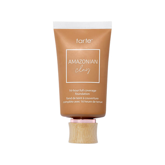 tarte Amazonian clay 16-hour Full Size coverage foundation – Matte Finish Foundation, Vitamin E for Hydration & Smooth Looking Skin, Vegan & Cruelty-Free, full size, tan-deep honey
