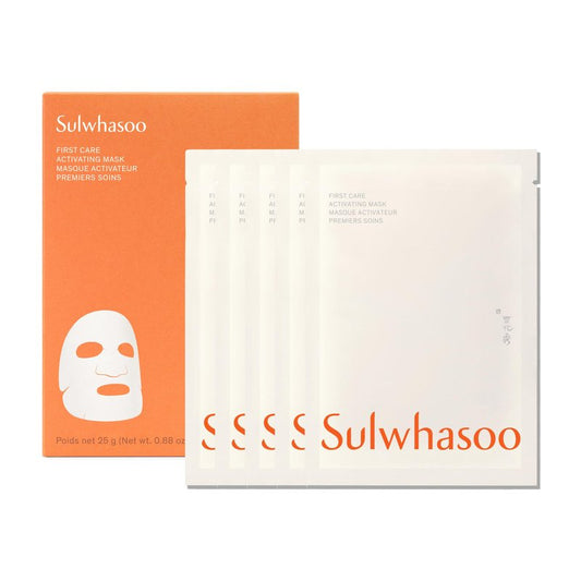 Sulwhasoo First Care Activating Sheet Face Mask | Korean Hydrating Barrier Repair Face Mask |Mask with Ginseng & Vitamin C | Plumps, Illuminates & Smooths Dry & Sensitive Skin